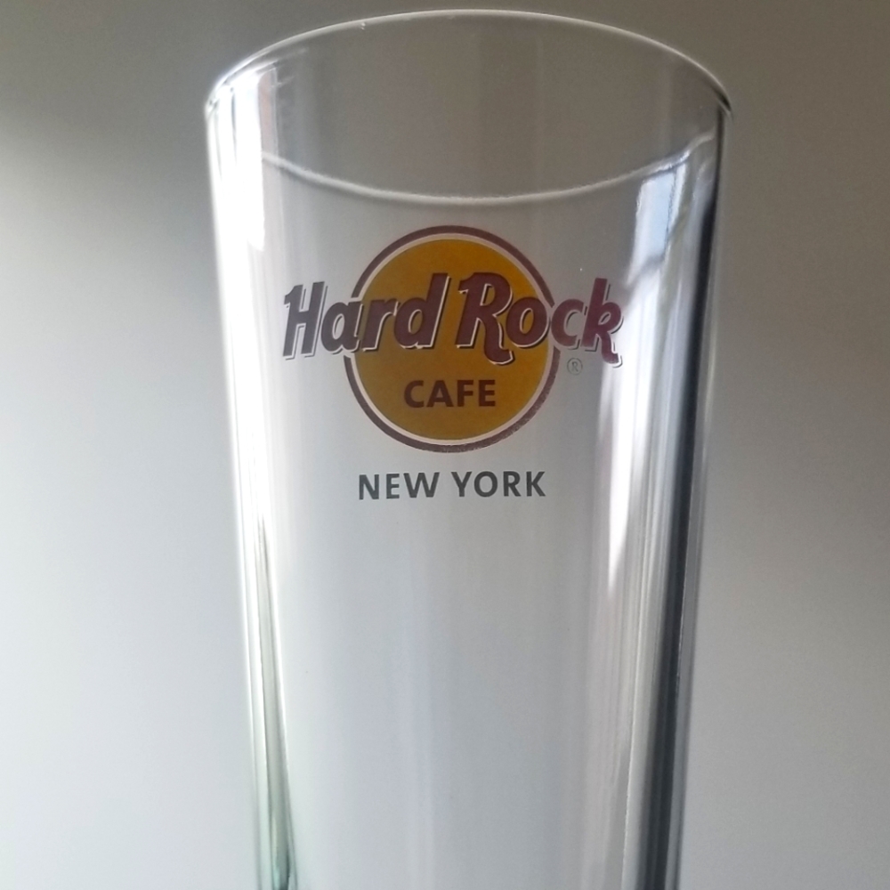 Hard Rock Cafe New York pint glass